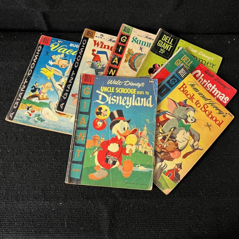 Lot 357: Dell Giant Series Comic Lot Golden Age Cartoon