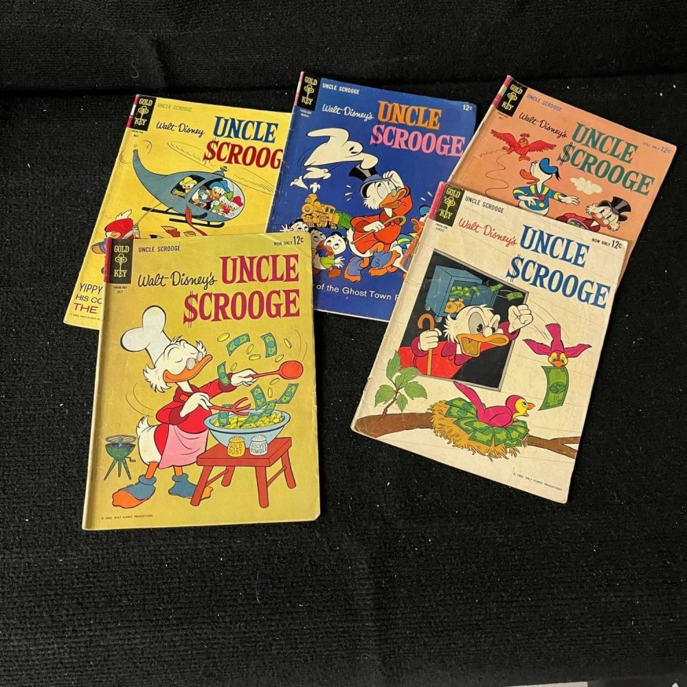Lot 358: Uncle Scrooge Gold Key Comic Lot