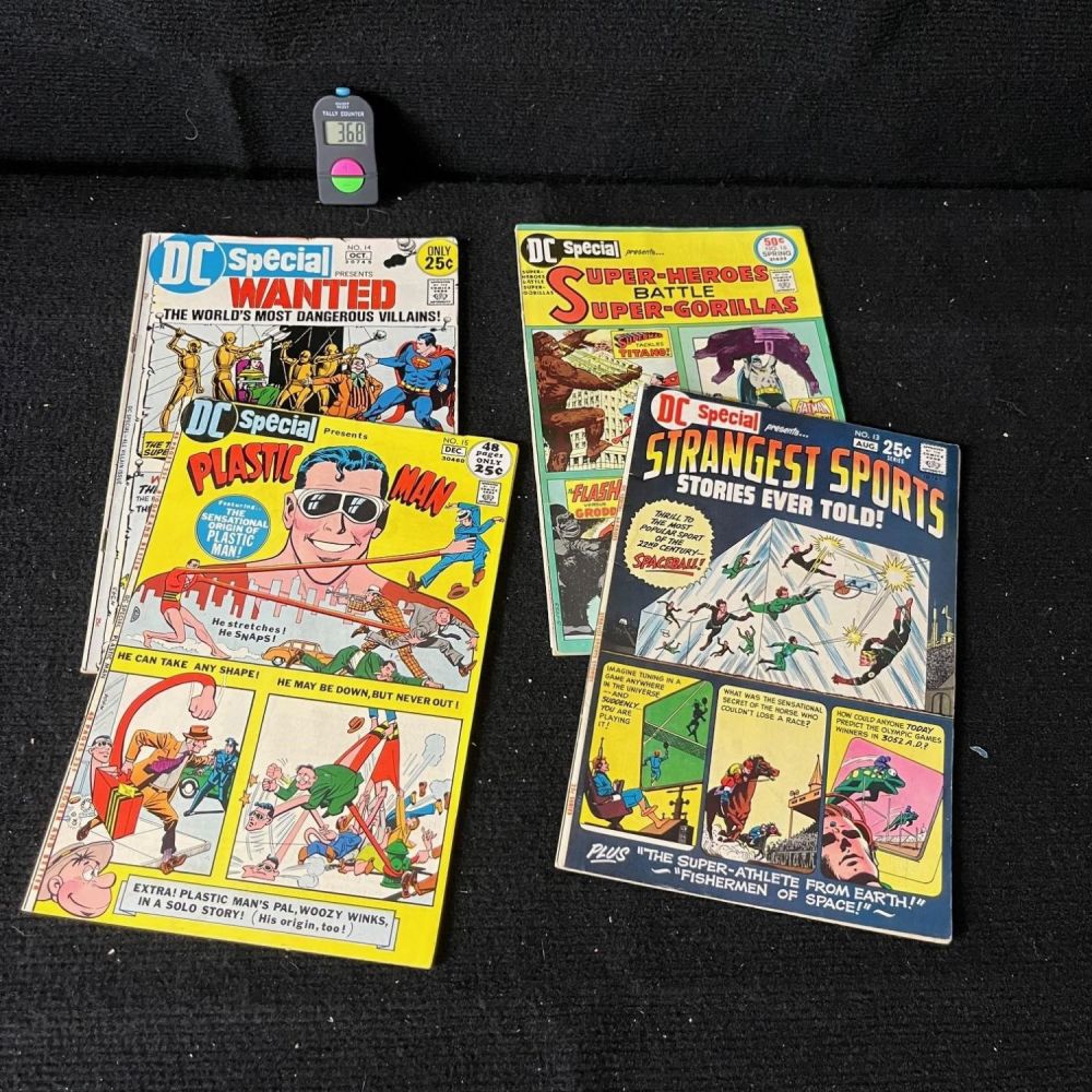 Lot 368: DC Special 13, 14 ,15, 16 Plastic Man +