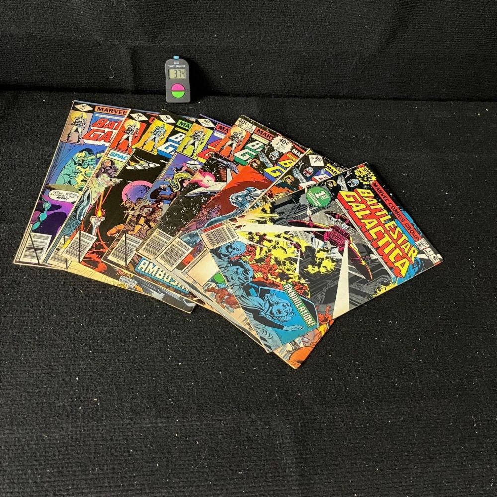 Lot 374: Battlestar Galactica Bronze Age Lot w/ #`1 Issue