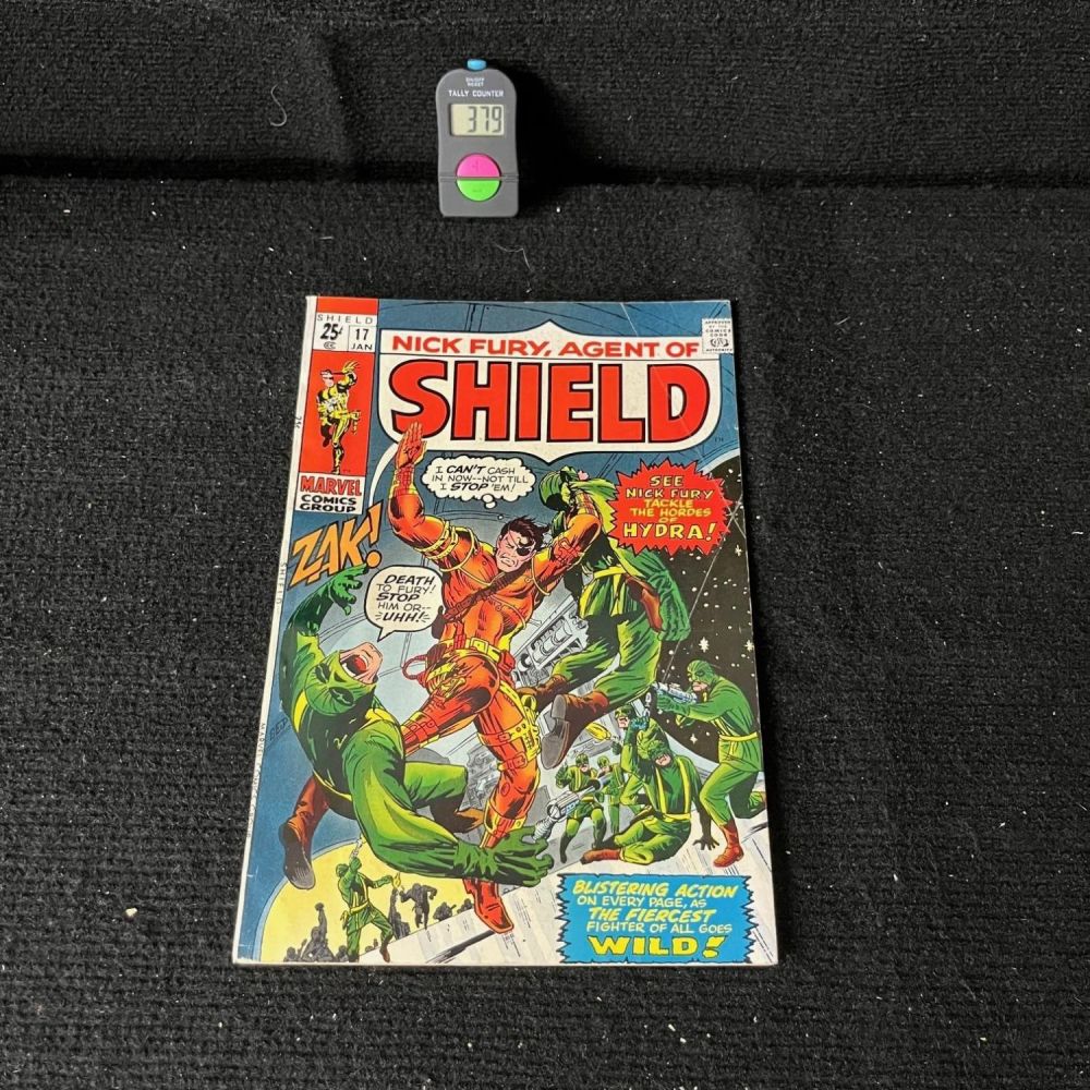 Lot 379: Nick Fury Agent of Shield 17 Marvel 1st Series
