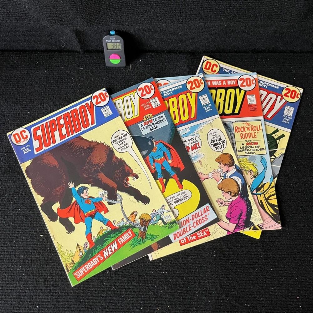 Lot 382: Superboy bronze Age Comic lot