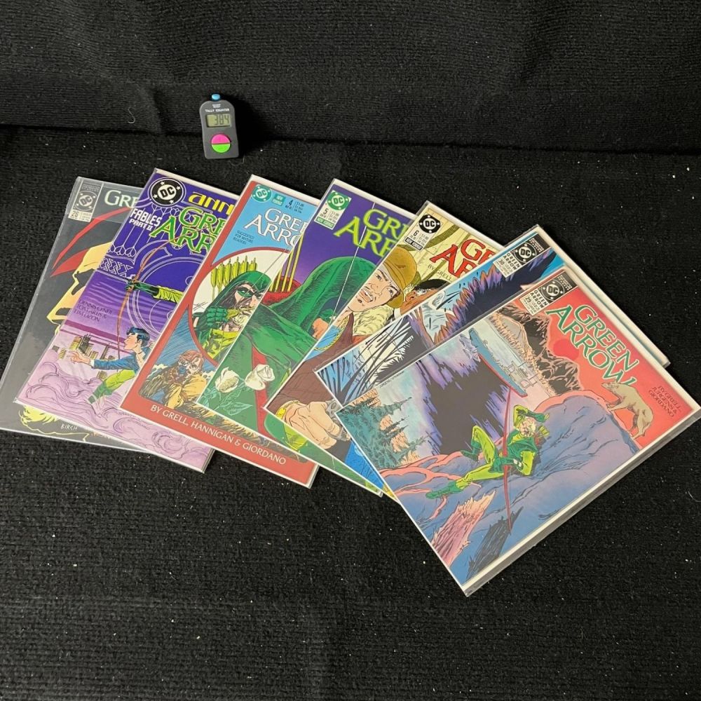 Lot 384: Green Arrow Copper Age Comic Lot