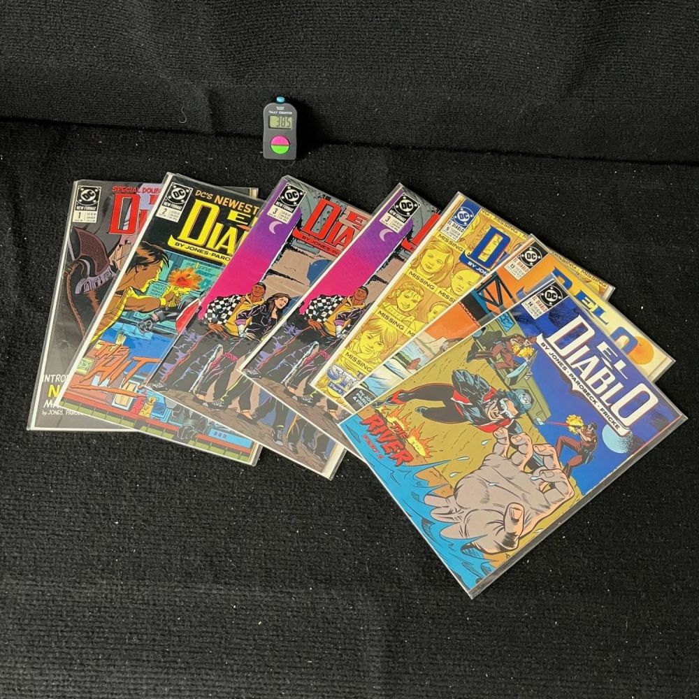 Lot 385: El Diablo & Robin DC Comic Lot