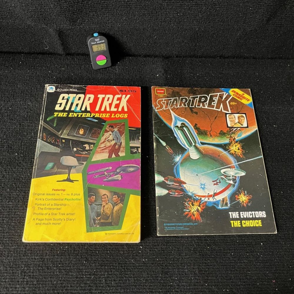 Lot 393: Star Trek Enterprise Log & Dynabrite Comic