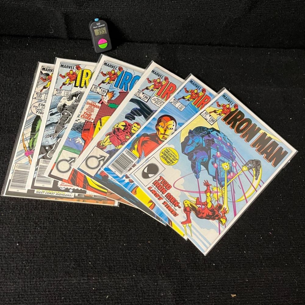 Lot 395: Iron Man Copper Age Comic Lot w/#200