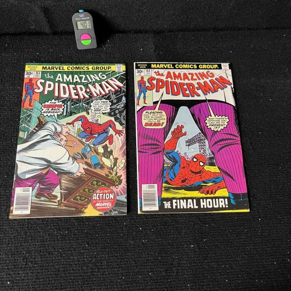 Lot 401: Amazing Spider-man 163 & 164 vs. Kingpin