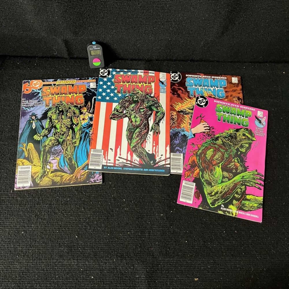 Lot 403: Swamp Thing Alan Moore Issues Newsstand Editions