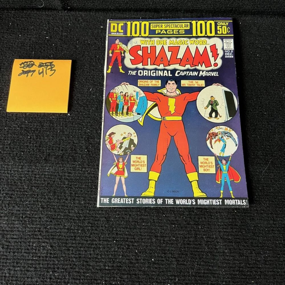 Lot 413: Shazam 8 1st App Representing Bronze Age Key