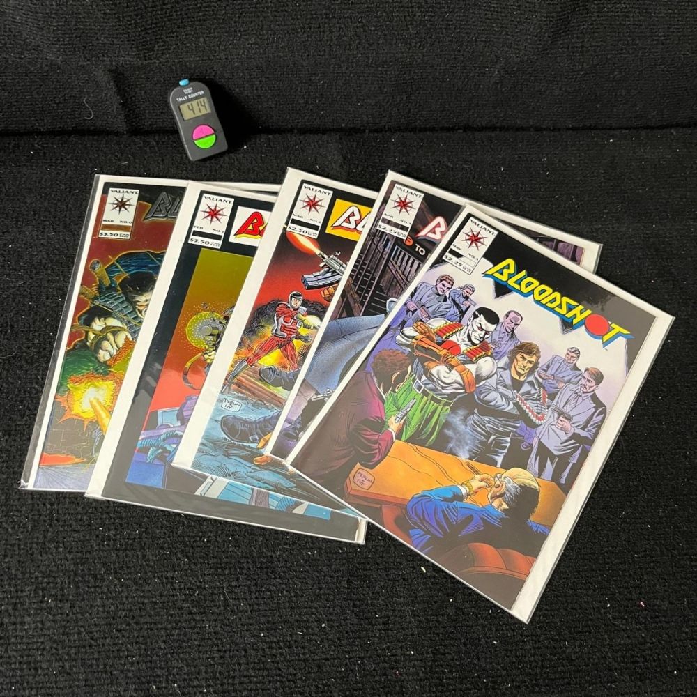 Lot 414: Bloodsport 1st Valiant Series lot w/#1 Issue