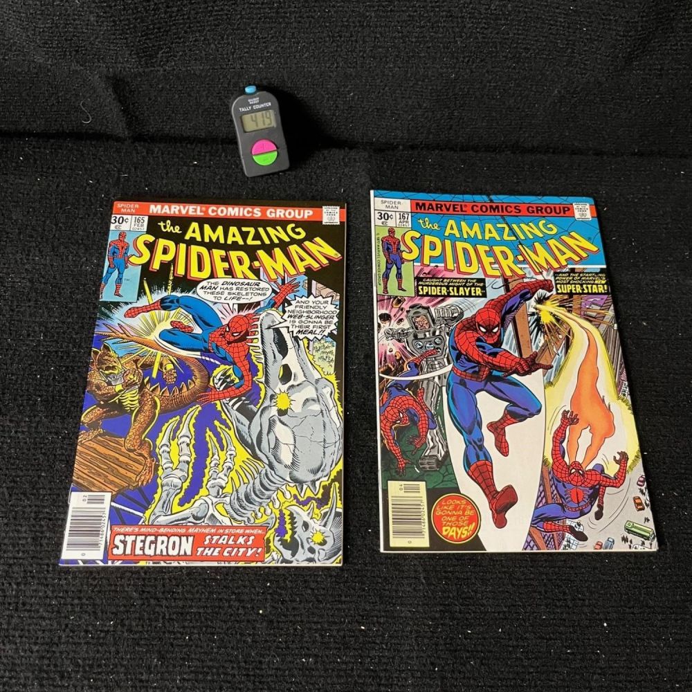 Lot 419: Amazing Spider-man 165-167