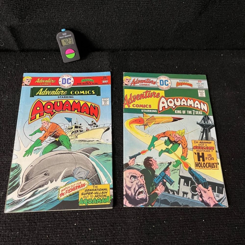 Lot 423: Adventure Comics 442 & 443 Feat. Aquaman