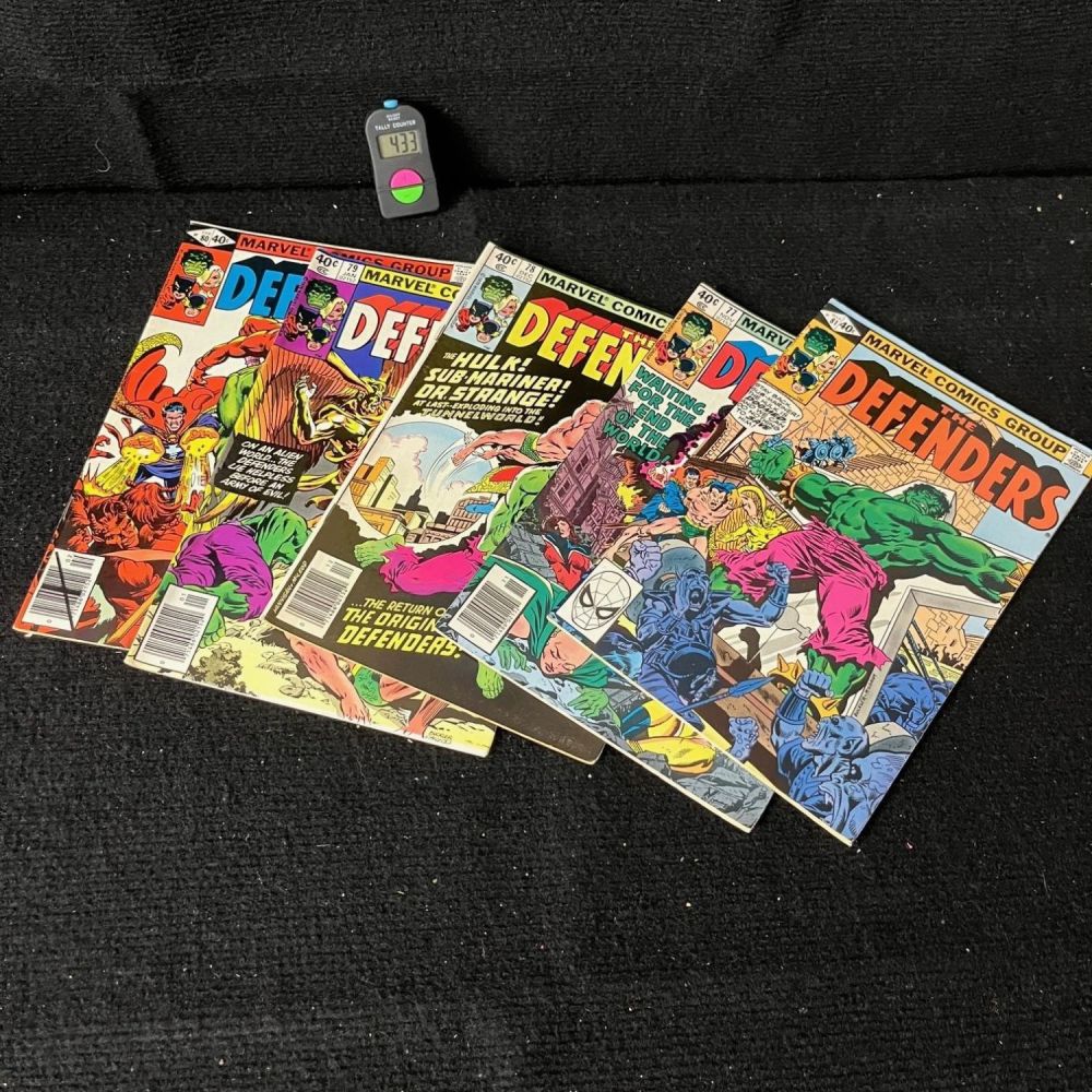 Lot 433: Defenders Bronze Age Comic Lot
