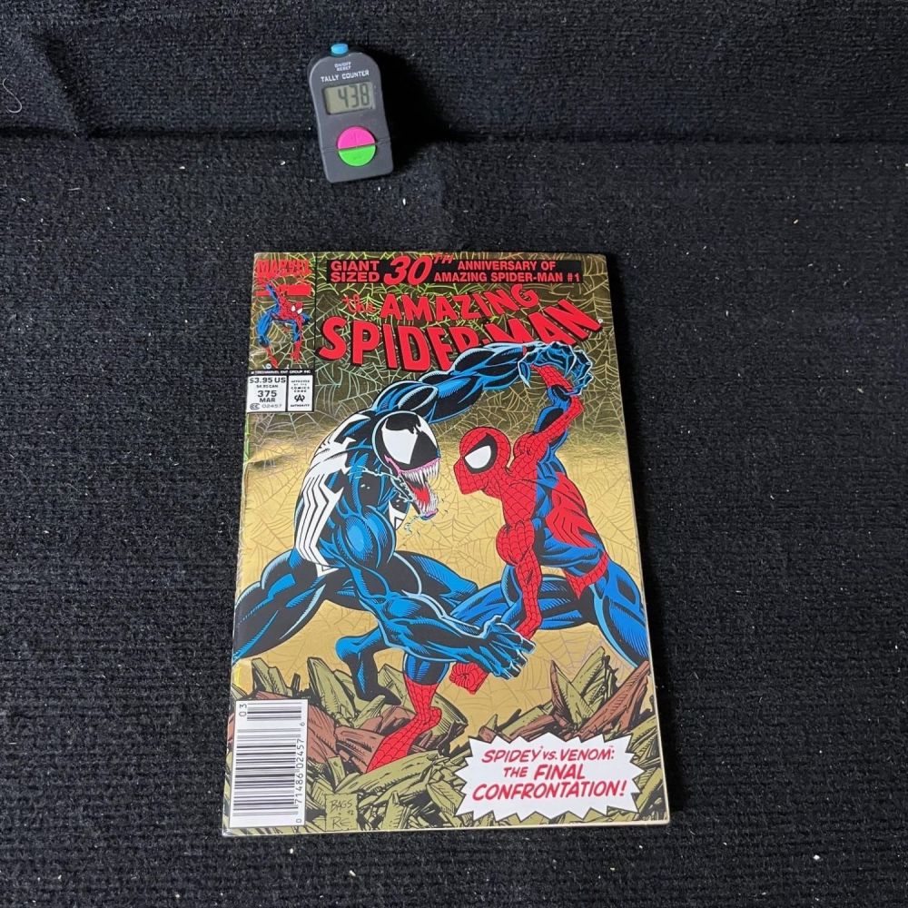 Lot 438: Amazing Spider-man 375 Newsstand Edition