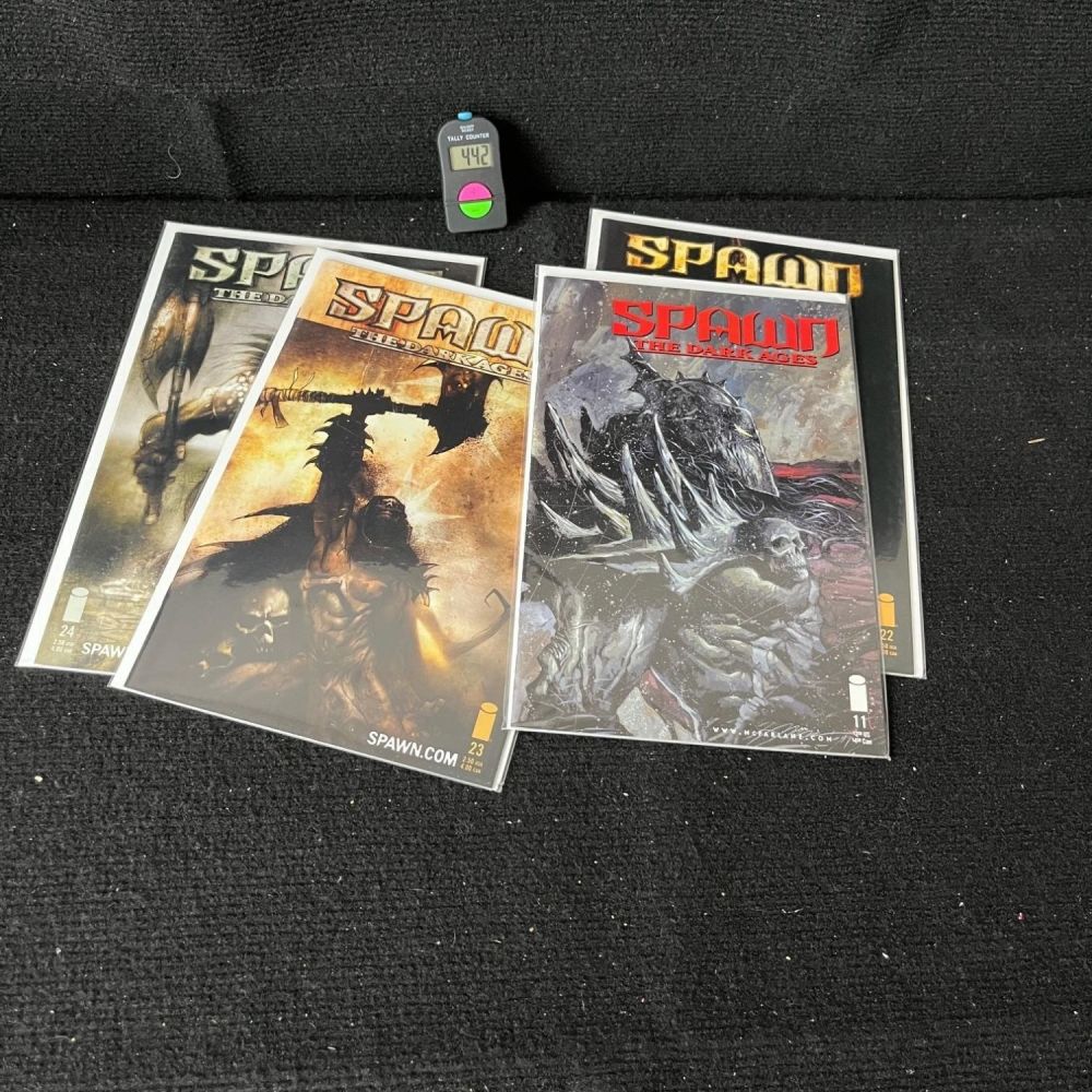 Lot 442: Spawn the Dark Ages Comic Lot