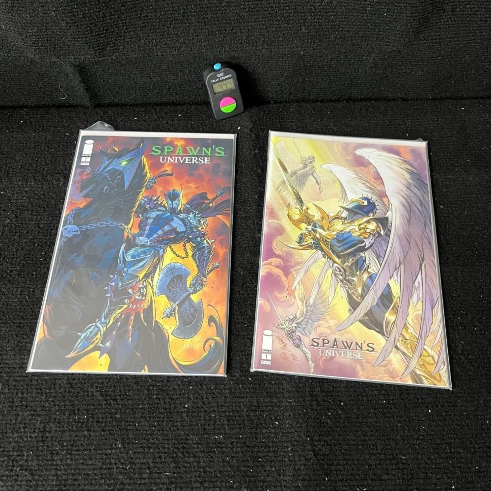 Lot 444: Spawn's Universe 1 Multiple Variant Covers