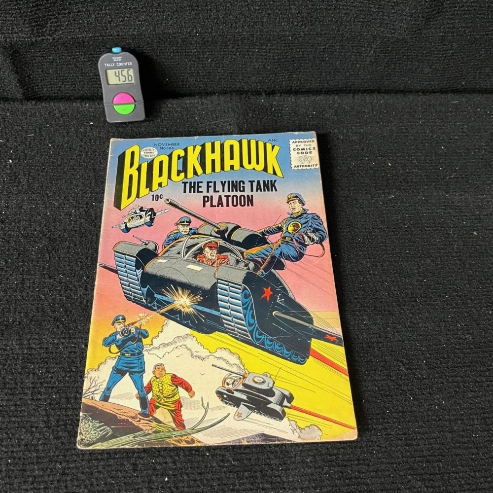 Lot 457: Blackhawk 106 Dick Dillin Art DC Silver Age War