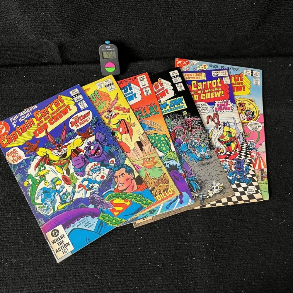 Lot 459: Captain Carrot DC Bronze Age 1st Series Lot