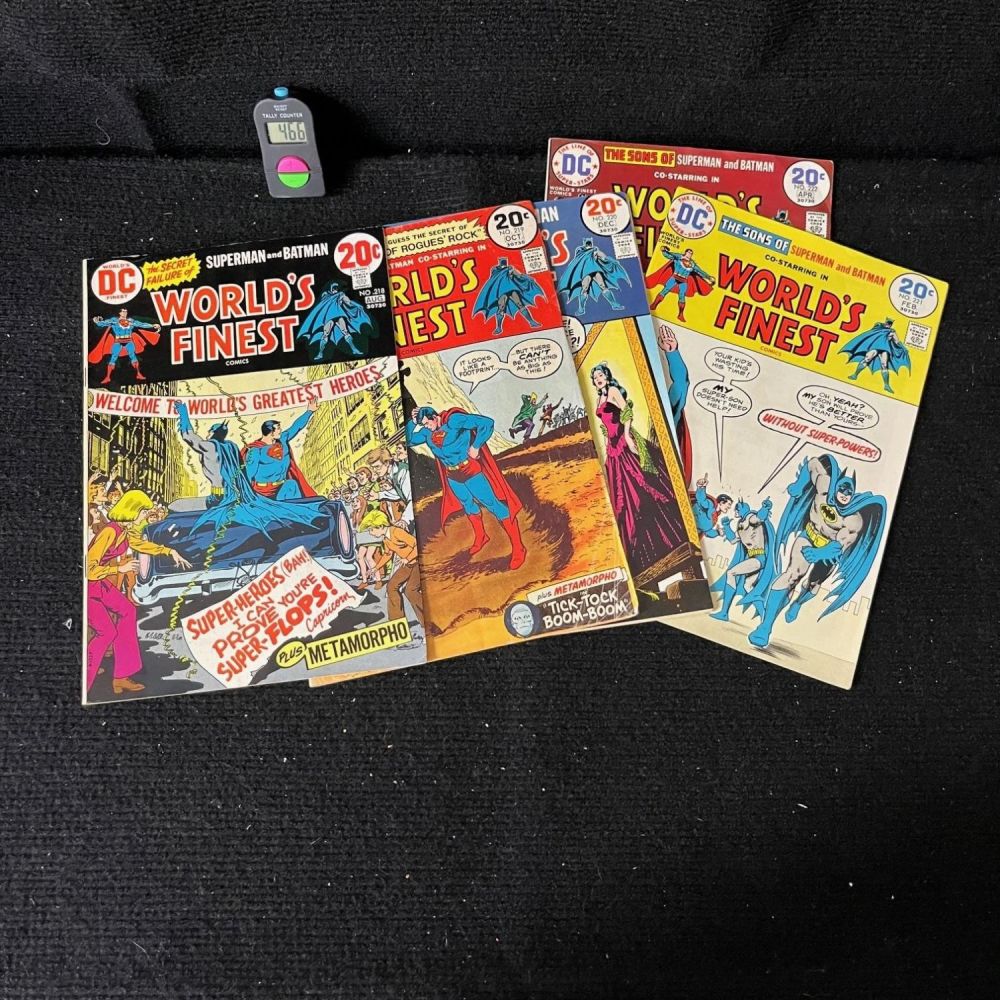 Lot 466: World's Finest Bronze Age Comic Lot
