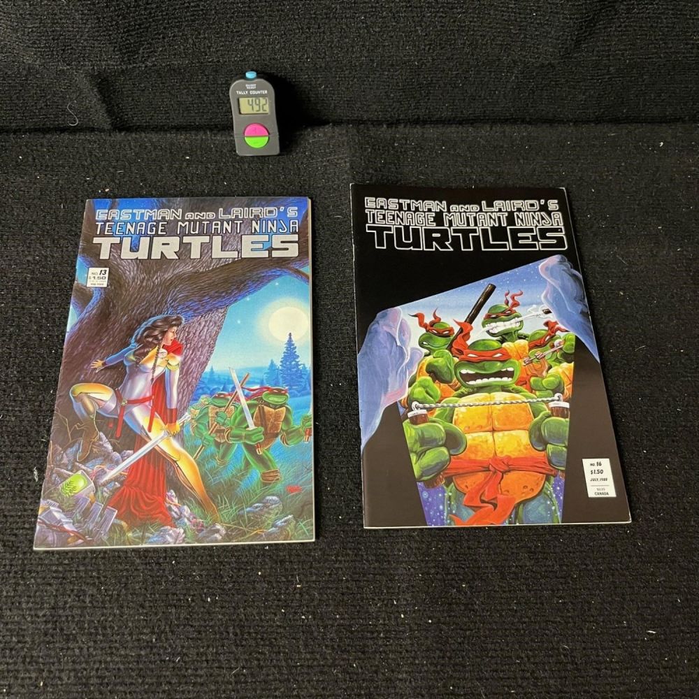 Lot 493: Teenage Mutant Ninja Turtles 13, 16 Mirage Series