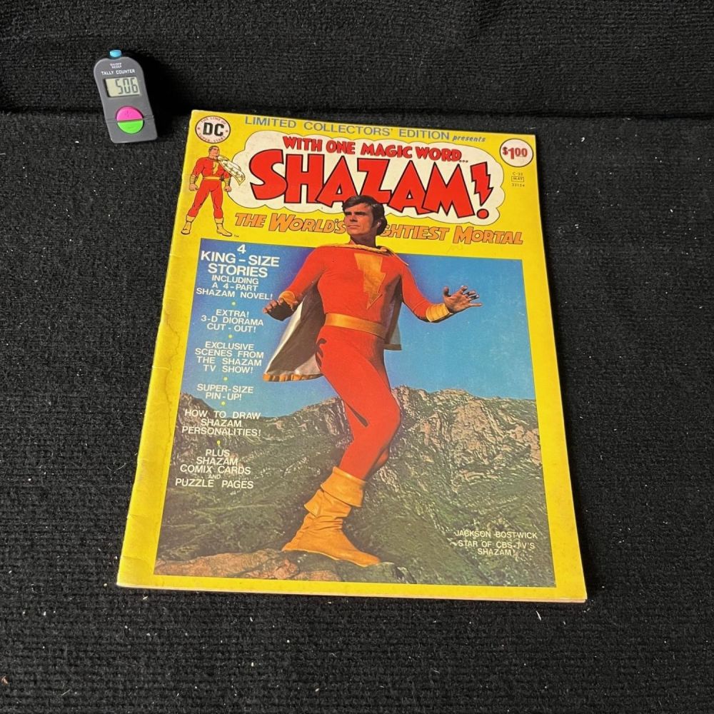 Lot 506: Shazam! Limited Collector's Edition DC Giant Comic