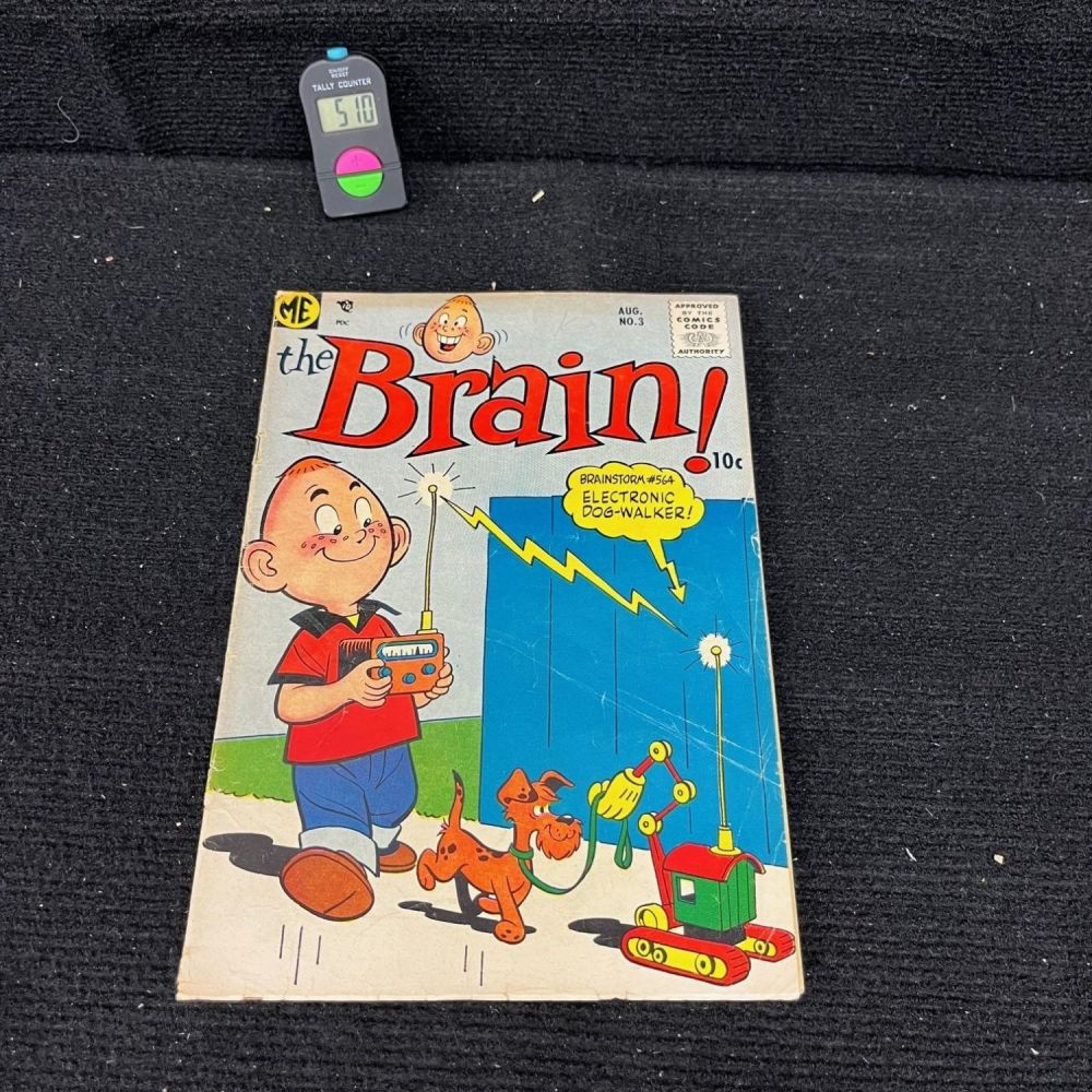 Lot 510: The Brain #3 Silver Age Cartoon