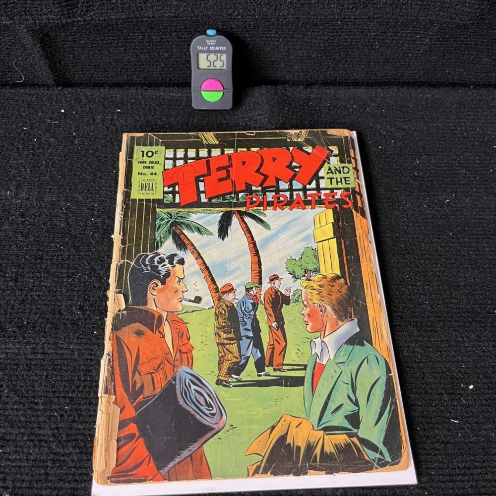 Lot 525: Four Color 44 Terry & the Pirates Dell Golden Age