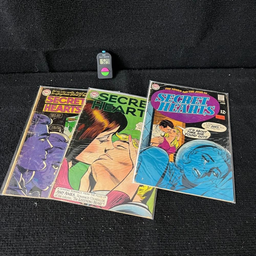 Lot 529: Secret Hearts DC Silver Age Romance Lot