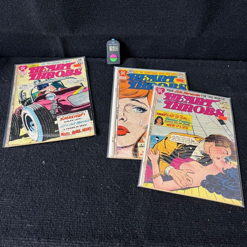 Lot 530: Heart Throbs DC Bronze Age Romance