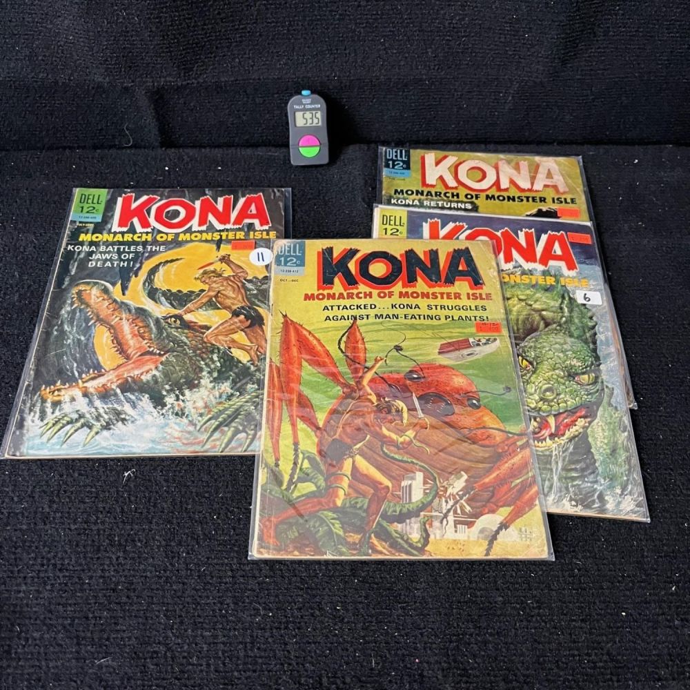 Lot 535: Kona Dell Silver Age Comic Lot