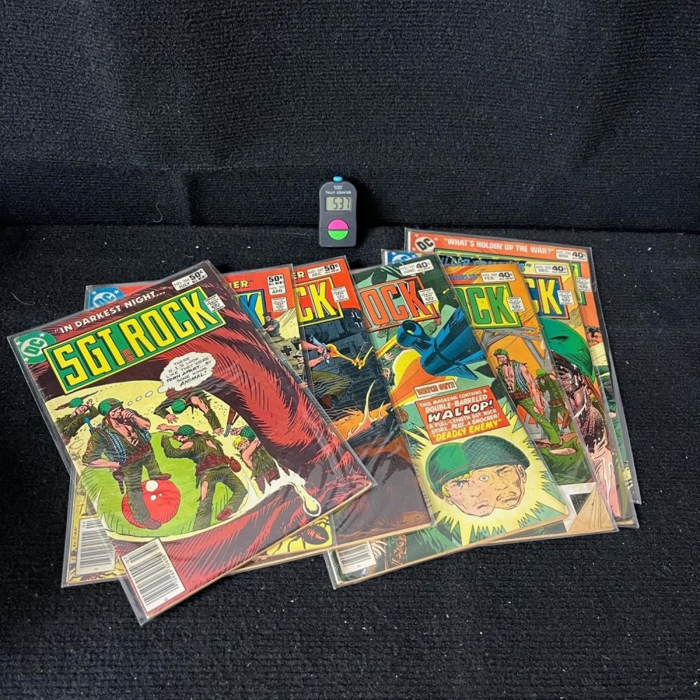 Lot 537: Sgt. Rock Bronze Age Comic Lot
