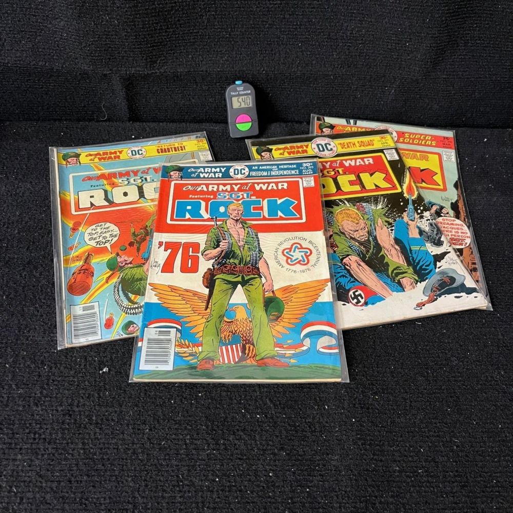 Lot 540: Our Army At War Sgt. Rock Early Bronze Age Lot
