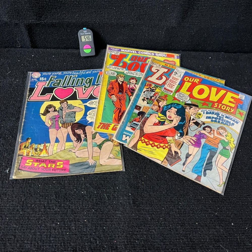 Lot 546: Maravel & DC Bronze Age Romance Lot