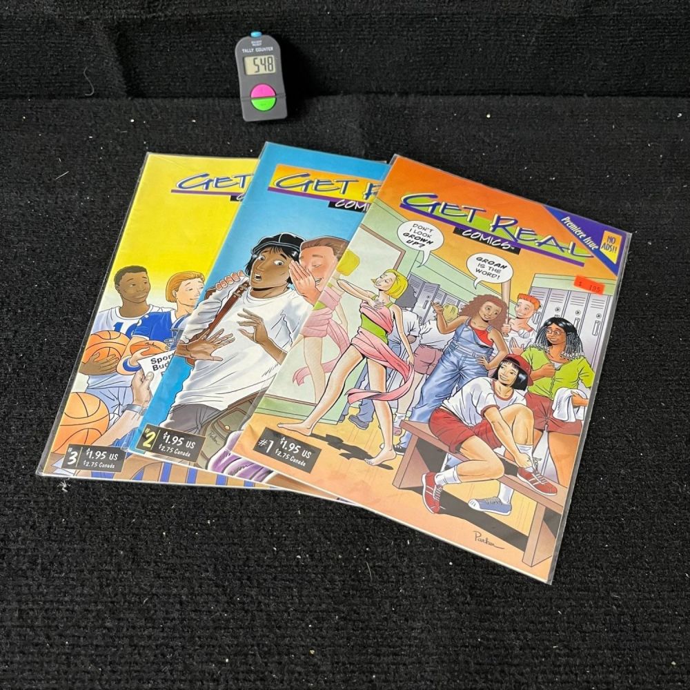 Lot 548: Get Real Comics 1-3