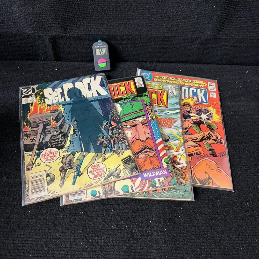 Lot 550: Sgt. Rock Late Issues Comic Lot