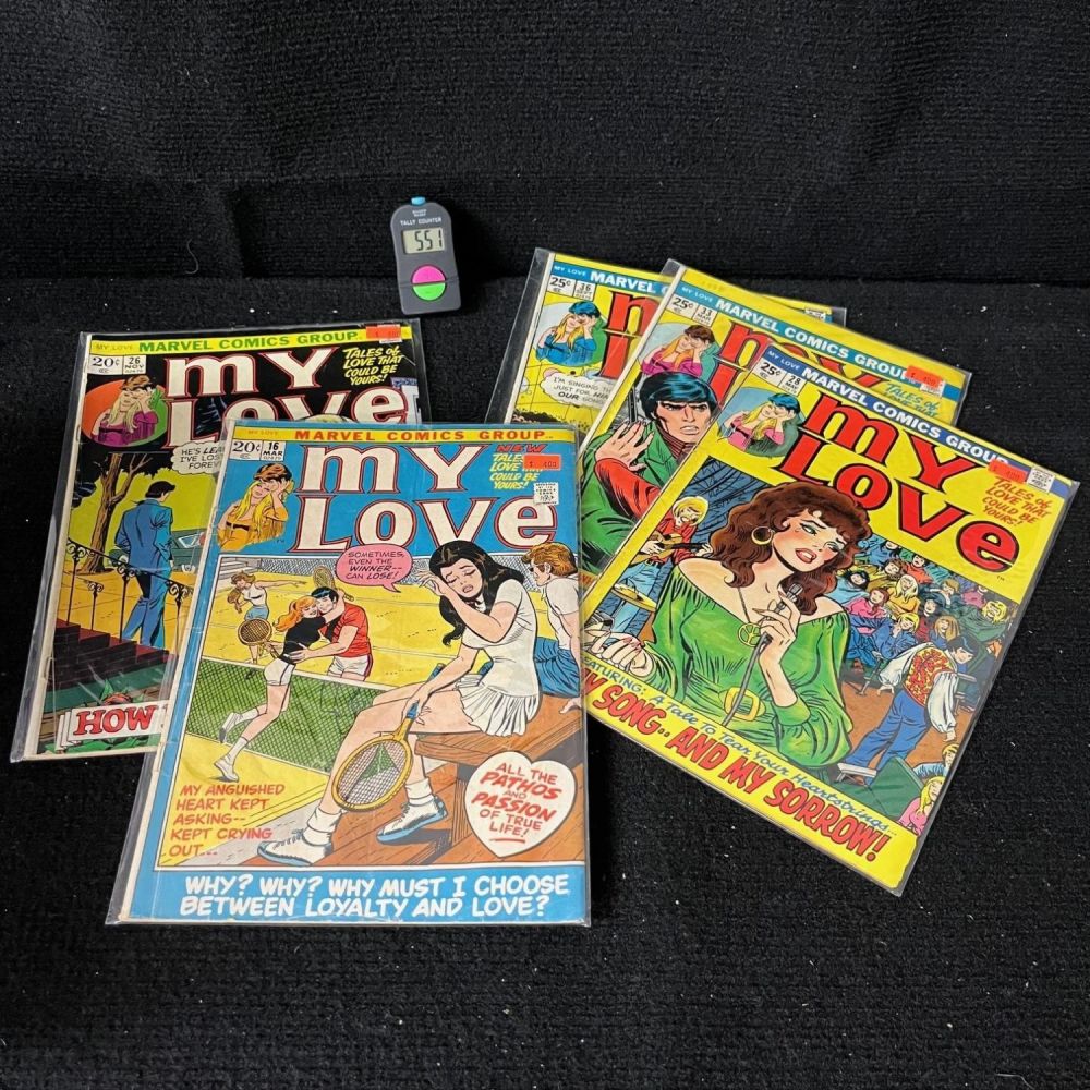 Lot 551: My Love Marvel Bronze Age Romance Lot