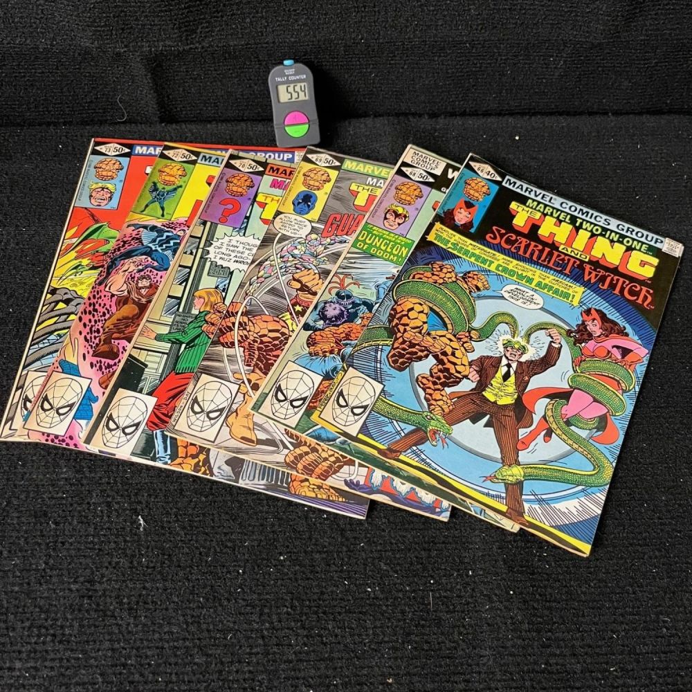 Lot 554: Marvel Two in One Comic Lot