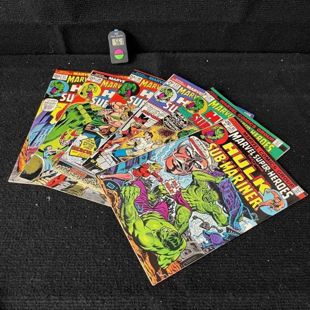 Lot 561: Marvel Super Heroes  Feat. Hulk Bronze Age Comics