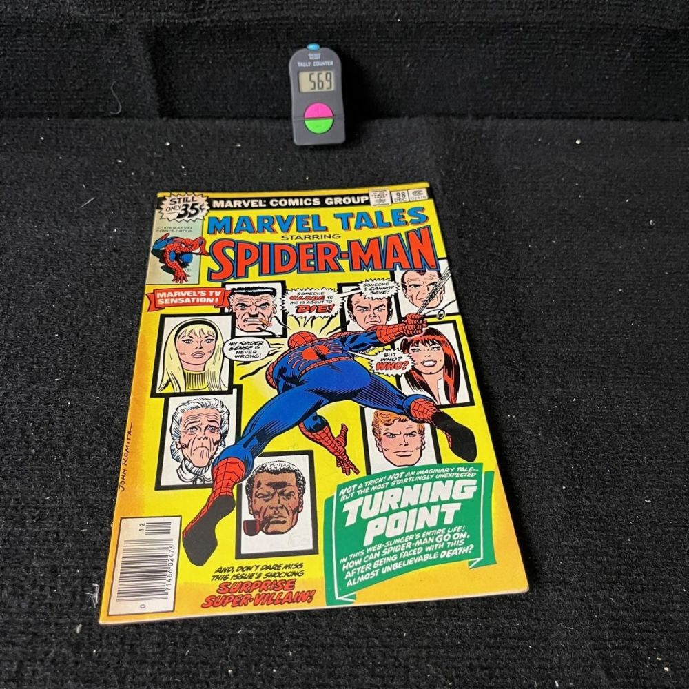 Lot 569: Marvel Tales 98 Feat. ASM Death of Gwen Stacey