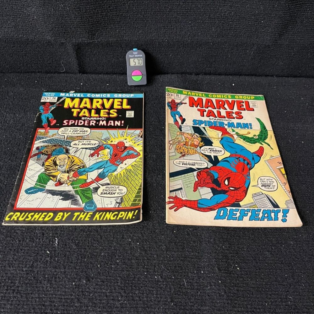 Lot 570: Marvel Tales 35 & 36  & 45 Feat Hunter +