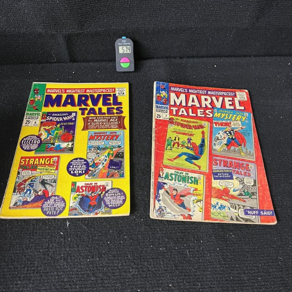 Lot 574: Marvel Tales 6 & 7 & 8 Feat. Spider-man