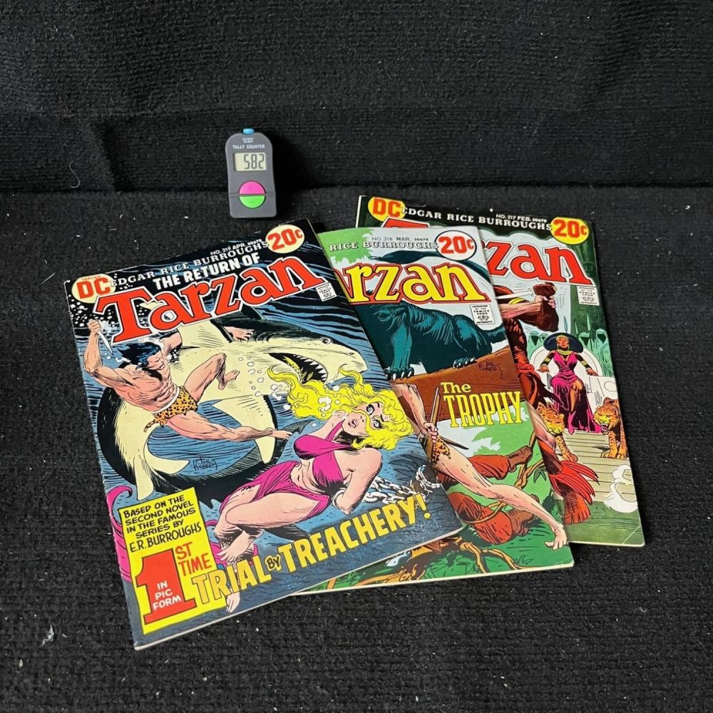 Lot 582: Tarzan 217-223 DC Bronze Age