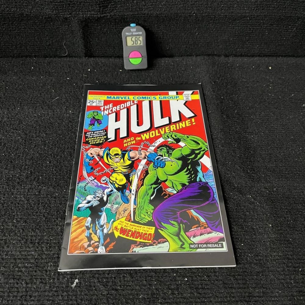 Lot 584: Hulk 181 Hasbro Comic Packs Reprint