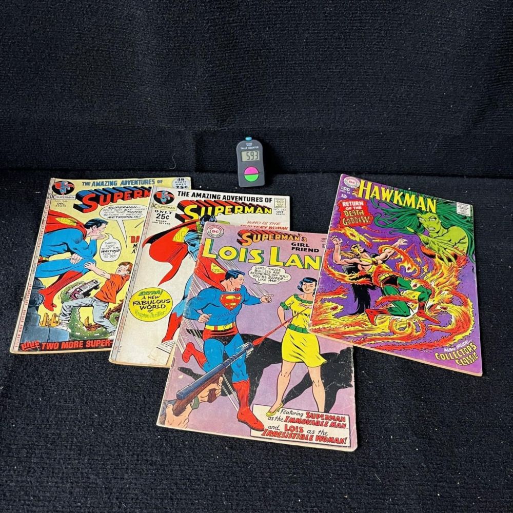 Lot 593: DC Silver & Bronze Age Super-Hero Lot
