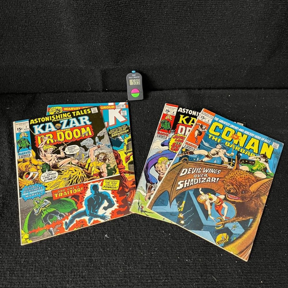 Lot 599: Marvel Bronze Age Lot w/ Conan #6