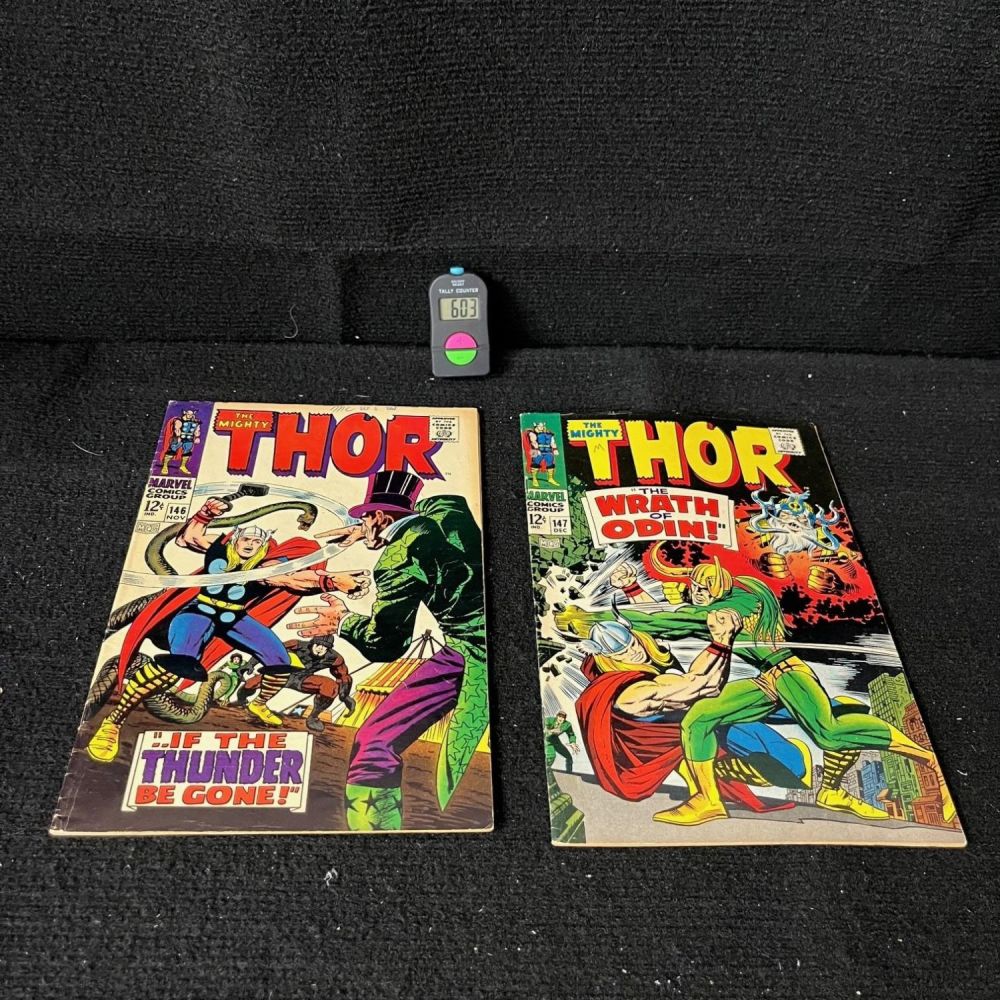 Lot 603: Thor 146 & 147 Marvel Silver Age