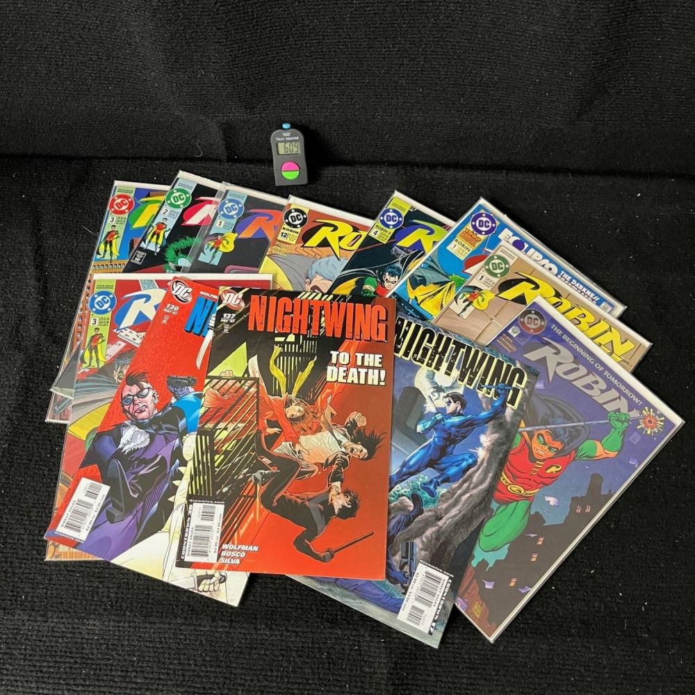 Lot 609: DC Comic Lot w/ Robin & Arak +