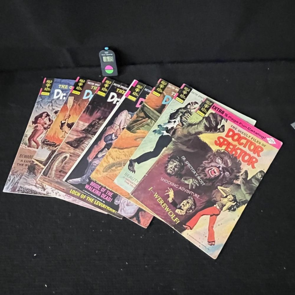 Lot 620: Doctor Spektor Gold Key Comic Lot