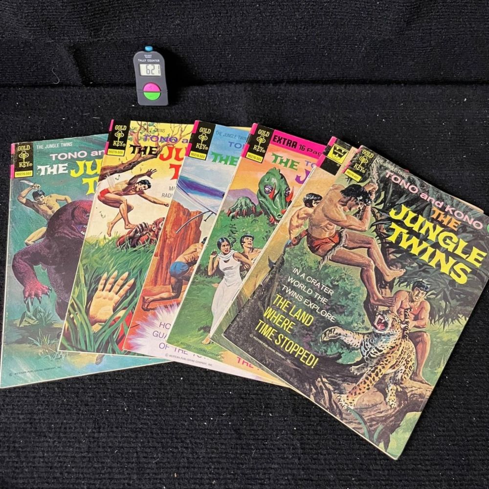 Lot 621: Jungle Twins Gold Key & Whitman Comic Lot