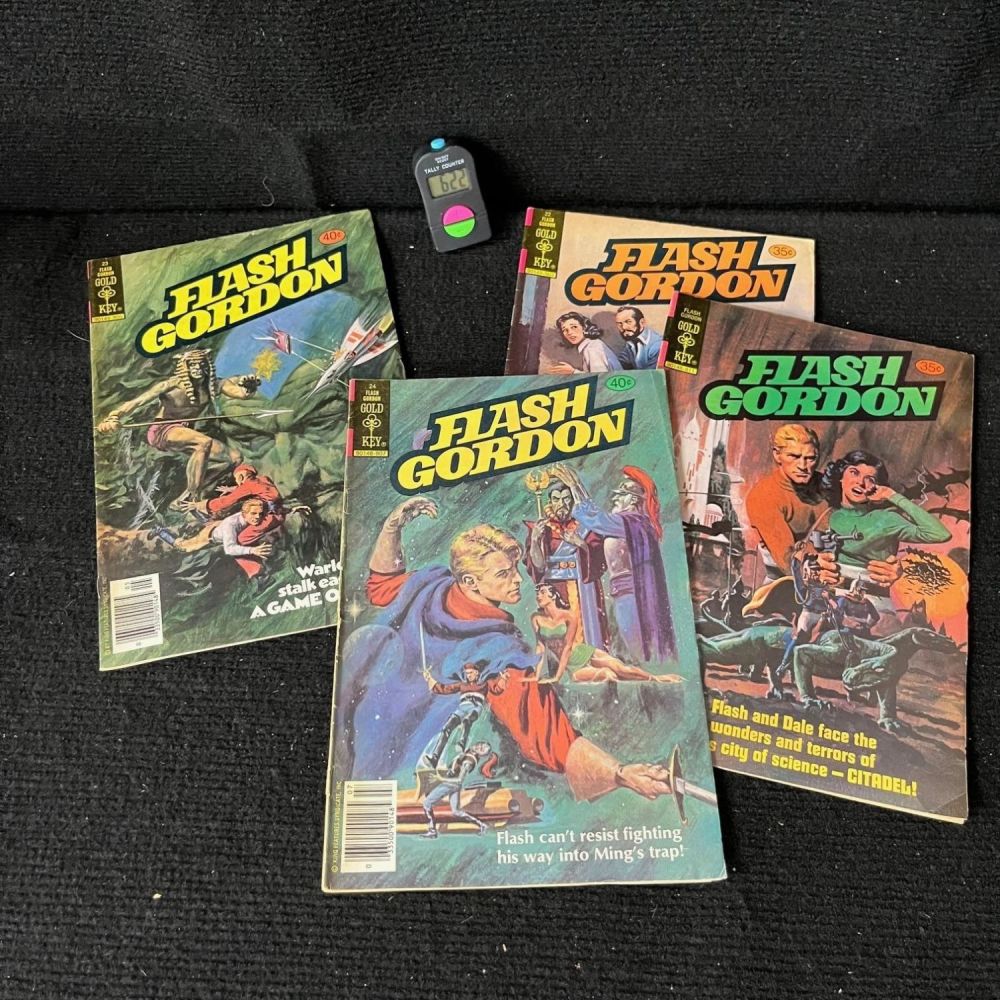 Lot 622: Flash Gordon Gold Key Comic Lot High-Numbers